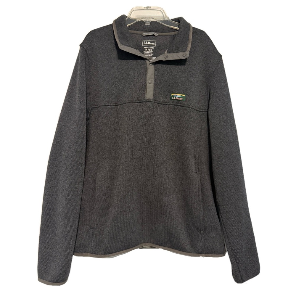 L.L.Bean Sweater Fleece Pullover Size M